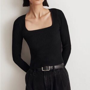 Madewell • Ottoman Pullover Crop Sweater